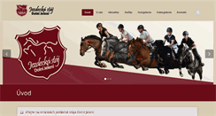 Desktop Screenshot of jezdeckastajdj.cz