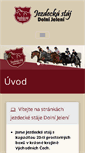 Mobile Screenshot of jezdeckastajdj.cz